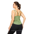 Sommer -Yoga -Weste Tanktops hohl Schönheit Back Gym